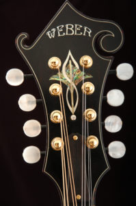 Bruce Weber Mandolin Peghead Inlay