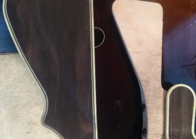 Bruce Weber mandolin armrests, pickguards, harmonic suppressors