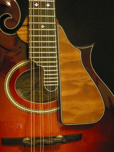 Bruce Weber mandolin armrests, pickguards, harmonic suppressors