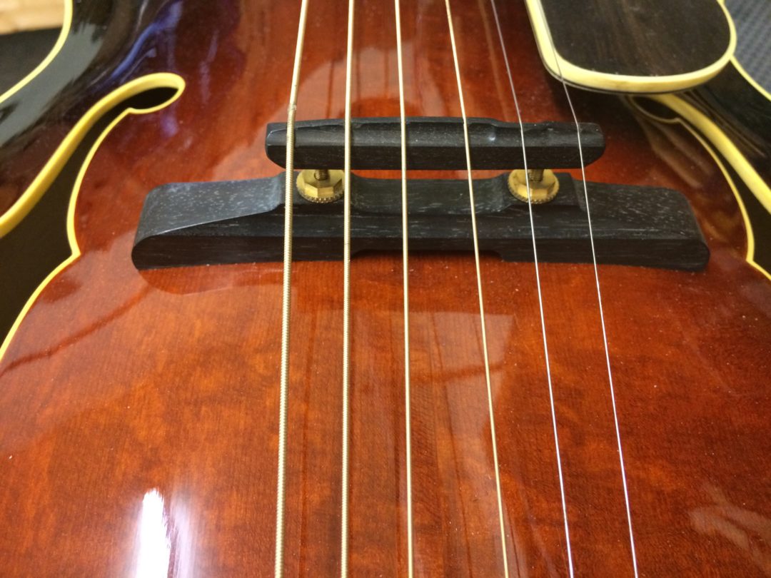 Original Ebony Traditional Bridges Mandolins, Instruments For Sale Montana Lutherie
