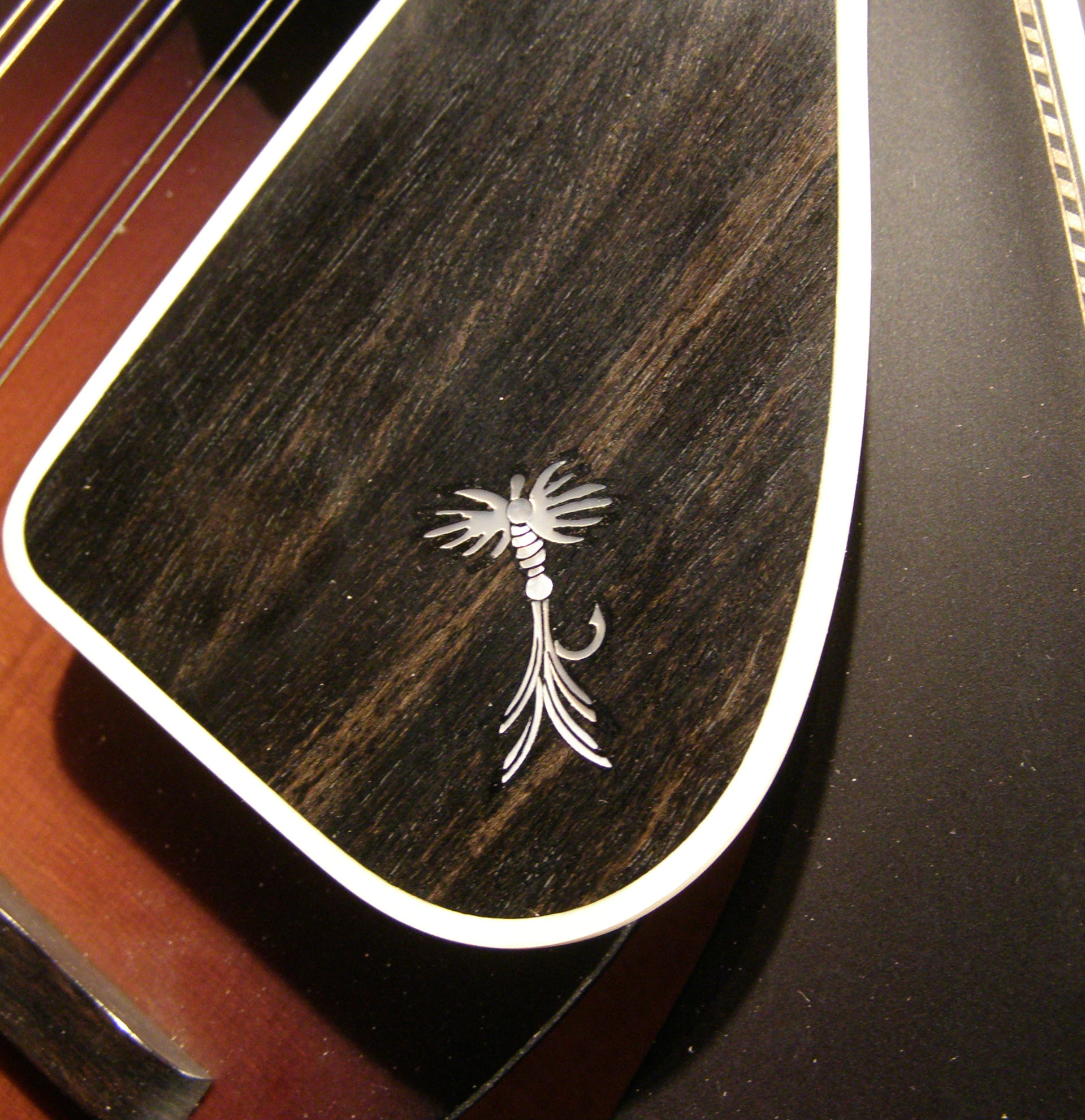 B Blesiya Prewired Mandolin Pickguard Anti-scratch Plate for 8 String Mandolin Parts 
