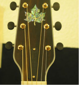 Bruce Weber Mandolin Peghead Inlay
