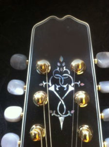 Bruce Weber Mandolin Peghead Inlay