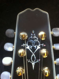 Bruce Weber Mandolin Peghead Inlay
