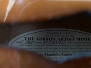Gibson Artist F Style Mandolin
