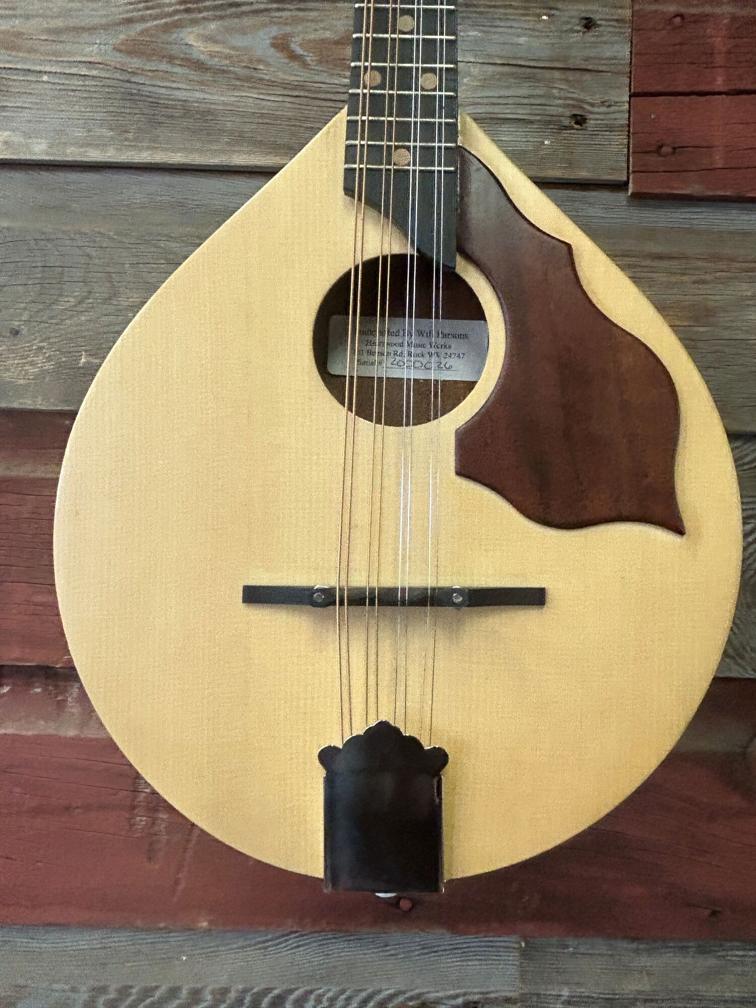 Parsons Flat Mandolin